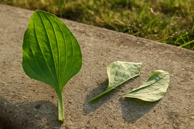 Piantaggine o erbaccia? tre segni che chiariscono il dubbio in un minuto