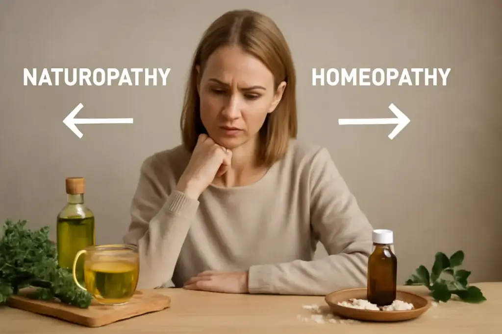 Devi scegliere tra naturopatia e omeopatia? Guida pratica ai vantaggi e alle differenze vere