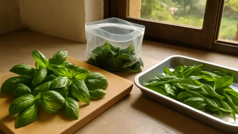 Basilico congelato: cosa perde davvero nell’aromaticità (e cosa no)