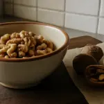 Trenta grammi di noci al giorno: cosa cambia nel fegato grasso in dodici settimane