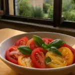 Pomodori la sera: perché il problema non è l’orario ma cosa ci mangi insieme