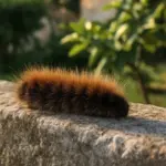 Bruco “peloso” trovato in giardino: toccarlo è un rischio vero