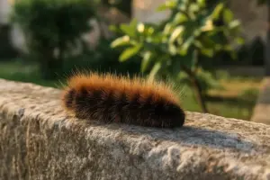 Bruco “peloso” trovato in giardino: toccarlo è un rischio vero