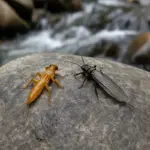 Quella spoglia sul sasso del torrente: la plecottera racconta l’acqua che bevi