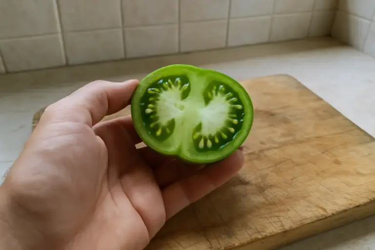Pomodoro verde nel piatto: oltre una certa quantità, il corpo te lo dice