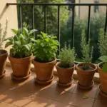 Hai 30 cm di balcone: queste 12 officinali ci stanno tutte
