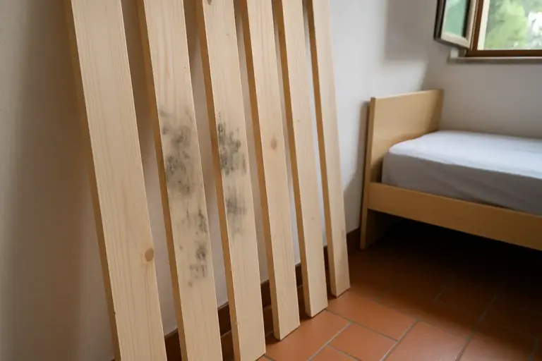Umidità e listelli del letto: quando muffa e insetti arrivano insieme