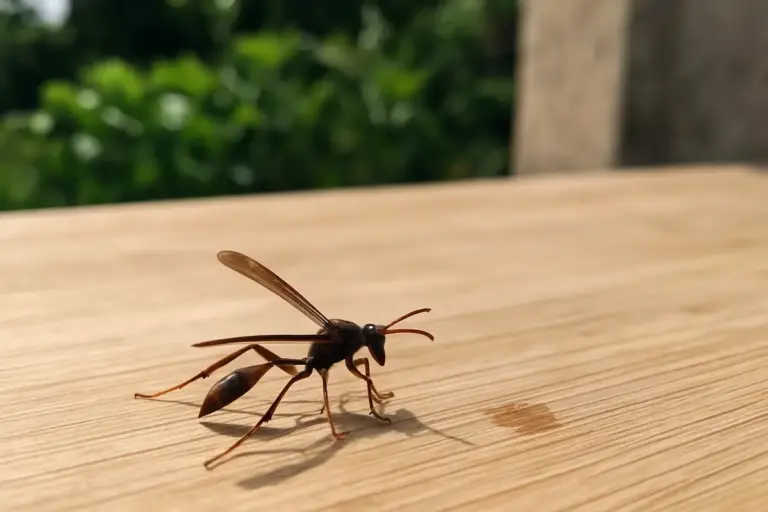 Altro che vespa aggressiva: la Polistes in giardino impollina e non nidifica in casa
