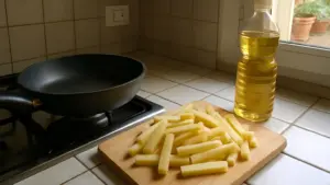 Patate fritte e celiachia: l’errore che si nasconde nell’olio condiviso