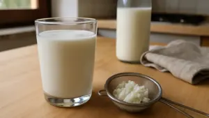 Kefir ogni giorno: dopo quante settimane la pancia smette di gonfiarsi